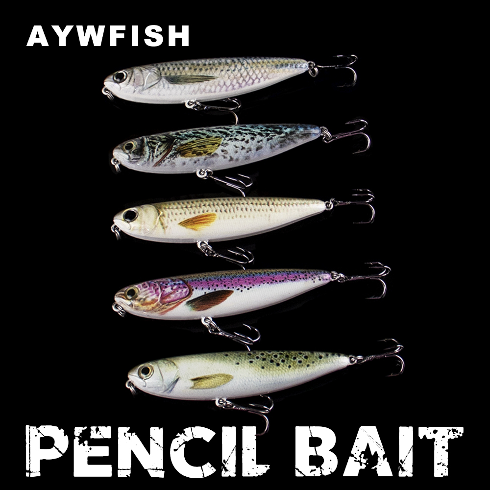 Fishing Lure Topwater - AYWFISH 9CM 11.8G Umpan Pancing Pensil
