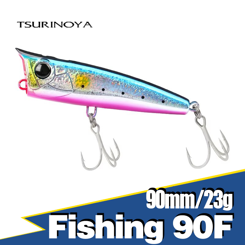 Fishing Lure Popper - TSURINOYA 90Mm 23G Topwater Popper Umpan