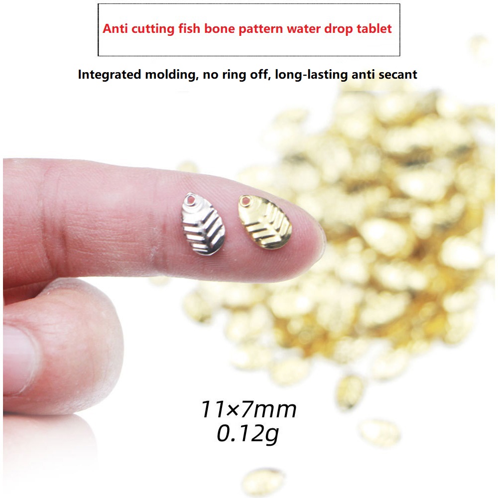Fishing Lure Spinner - 50 Buah/Lot DIY Memancing Spinner Cincin
