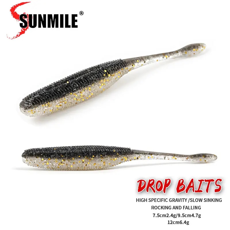 Fishing Lure Swimbait - SUNMILE umpan pancing jatuh, umpan lembut