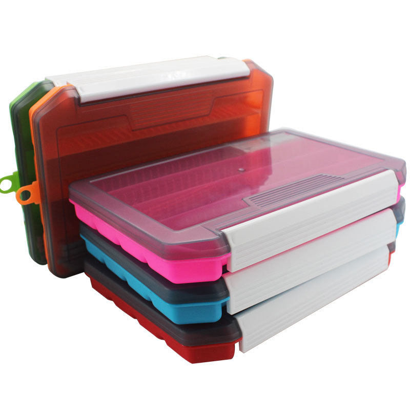 Fishing Lure Box - Kotak Umpan Berlapis Tunggal Enam Warna,