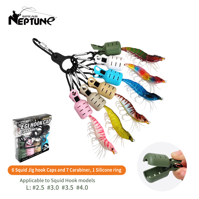 Fishing Lure Kit - Kit pelindung umpan cumi-cumi 6 buah,