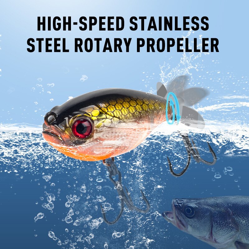 Kerajaan baling-baling Topwate - Fishing Lure Popper ulasan dan harga