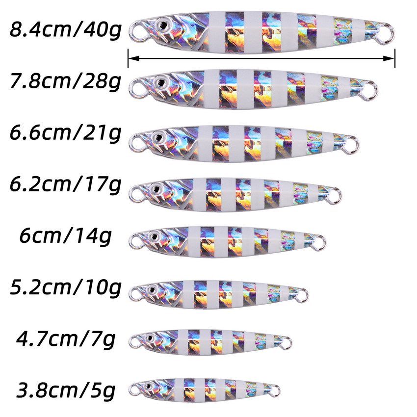 10 Buah Jig Logam 7G 10G 14G 1 - Fishing Lure Spoon ulasan dan harga