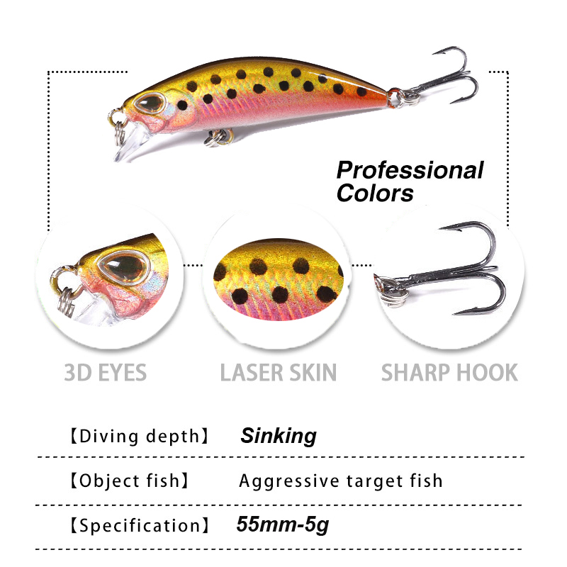 WESTBASS 1PX Micro Minnow Lure - Fishing Lure Jerkbait ulasan dan harga
