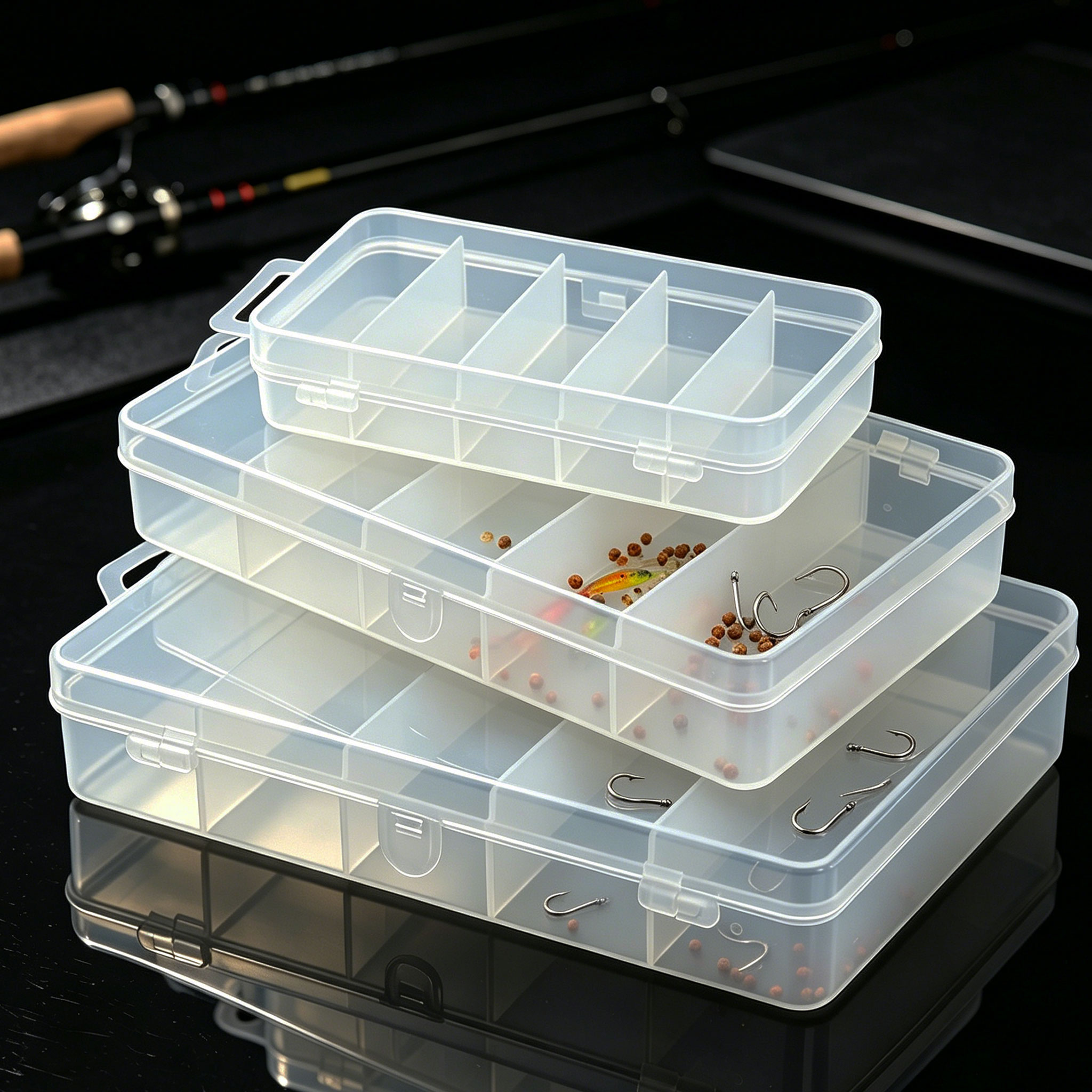 1/3 Buah 3 Ukuran Umpan Pancin - Fishing Lure Box ulasan dan harga