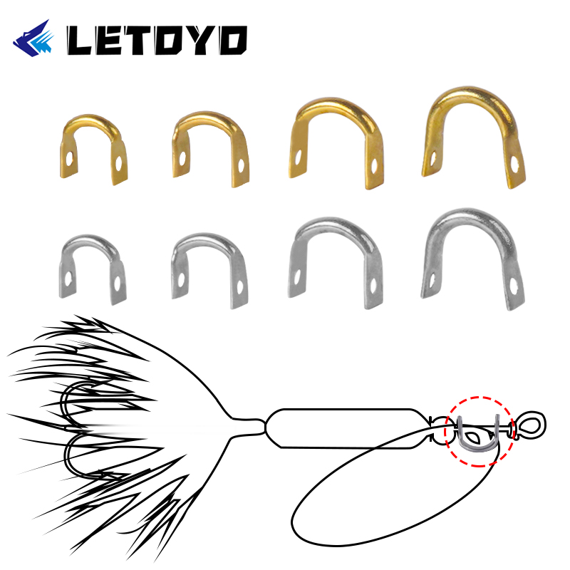 LETOYO 100 buah umpan pancing  - Fishing Lure Spinner ulasan dan harga