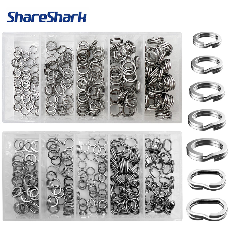 ShareShark 200pcs/kotak Cincin - Fishing Lure Box ulasan dan harga