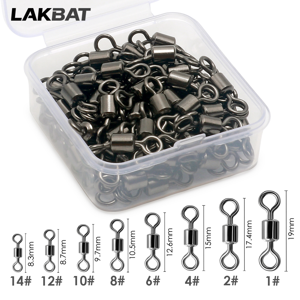 100PCS Konektor Putar Baja Ant - Fishing Lure Spinner ulasan dan harga