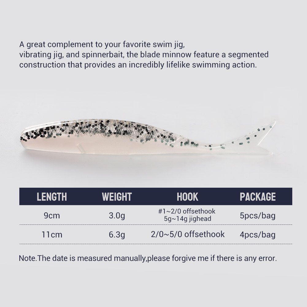 NOEBY umpan lembut mata ikan k - Fishing Lure Blade Bait ulasan dan harga