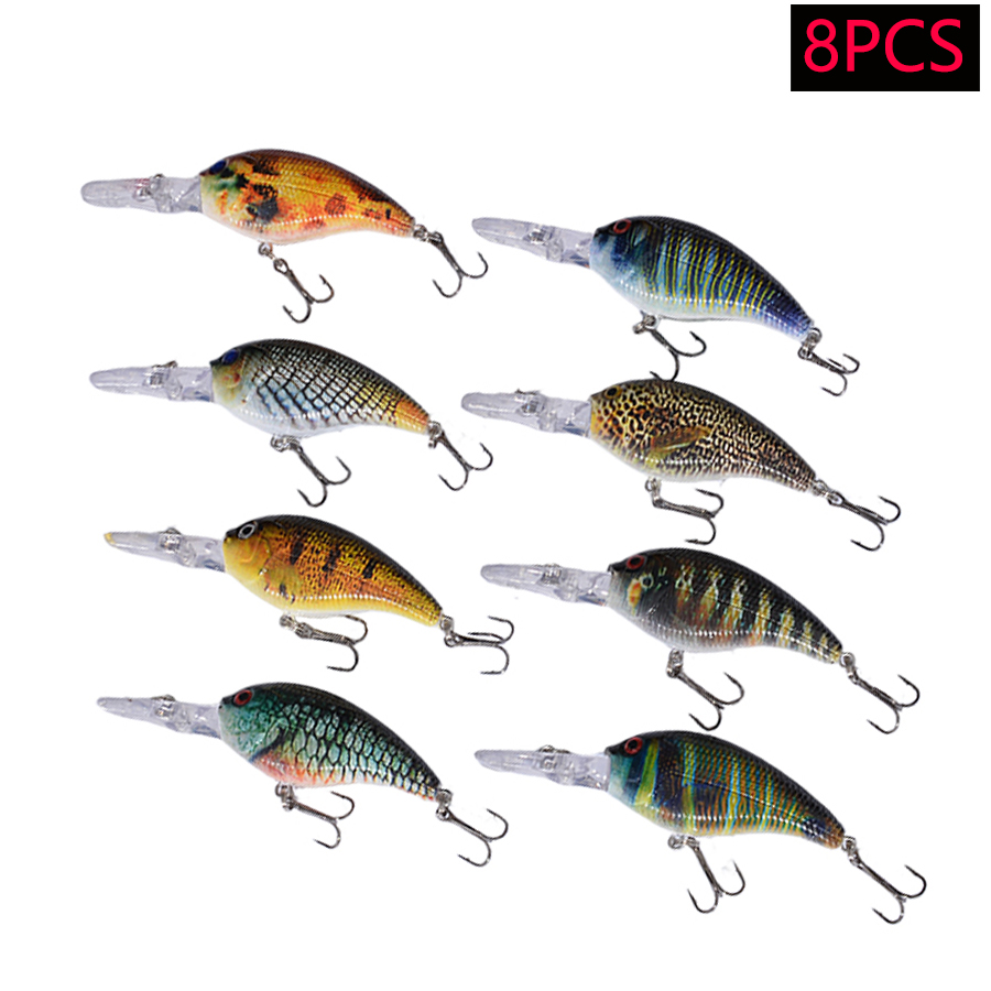 8pcs Jerkbait Minnow Umpan Ker - Fishing Lure Jerkbait ulasan dan harga