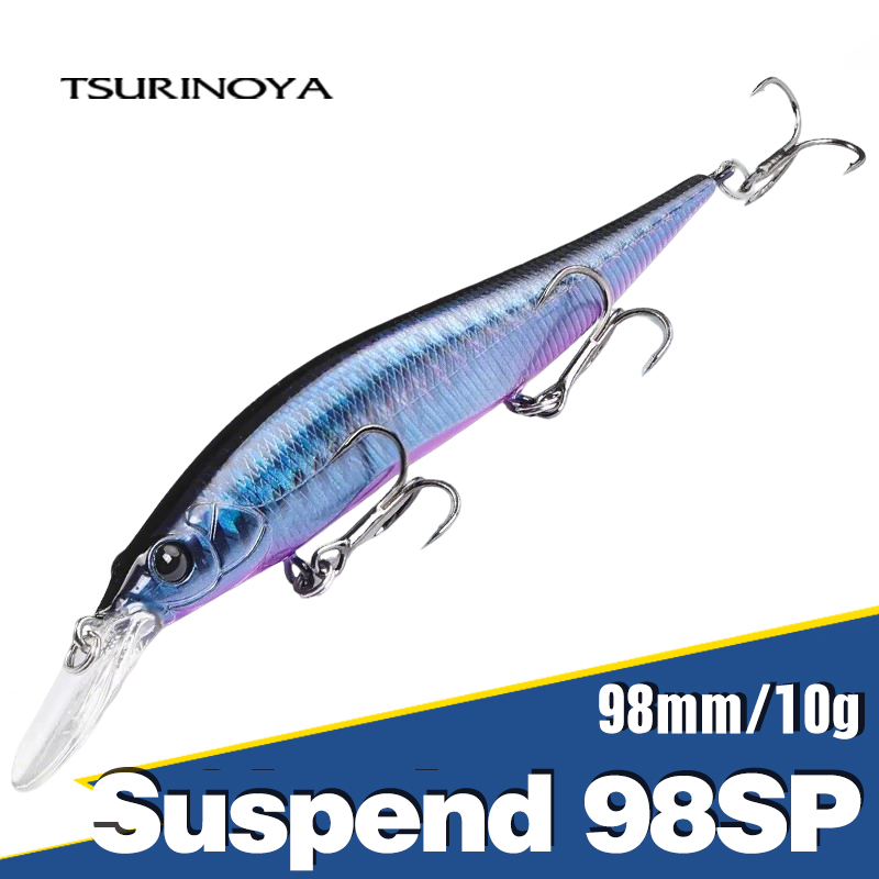 TSURINOYA Suspend Minnow AUROR - Fishing Lure Swimbait ulasan dan harga