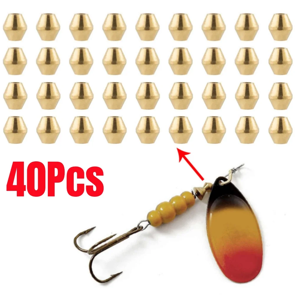 40 pcs Manik-manik Pancing Kun - Fishing Lure Spinner ulasan dan harga