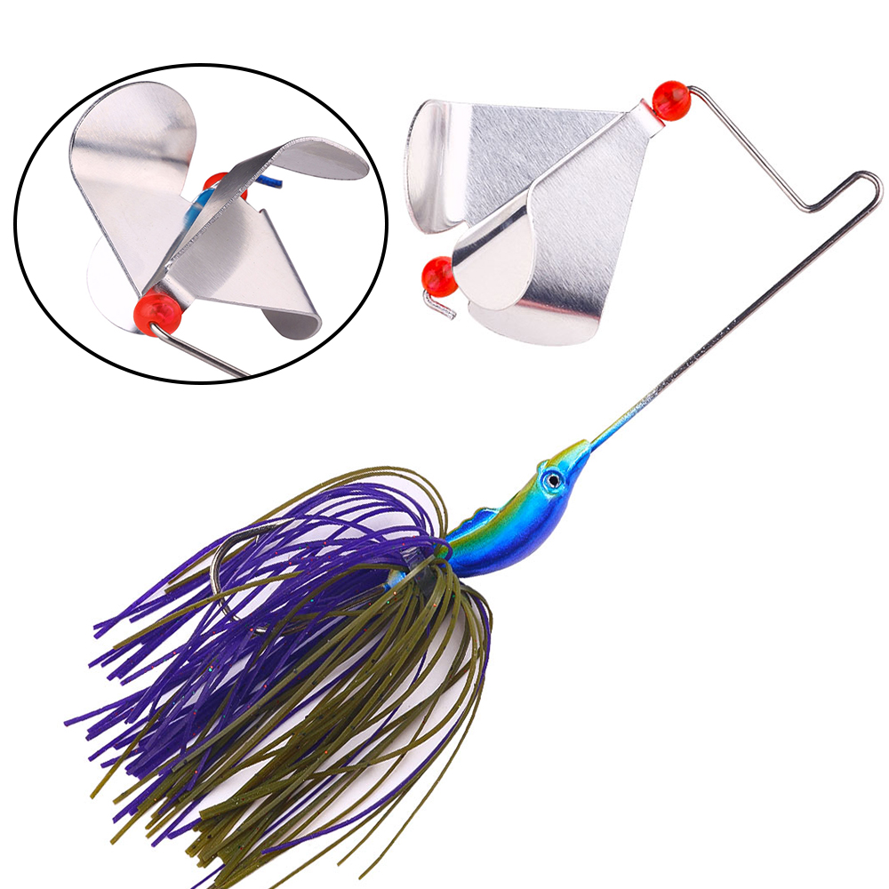 Umpan Pancing Buzzbait 22g den - Fishing Lure Blade Bait ulasan dan harga