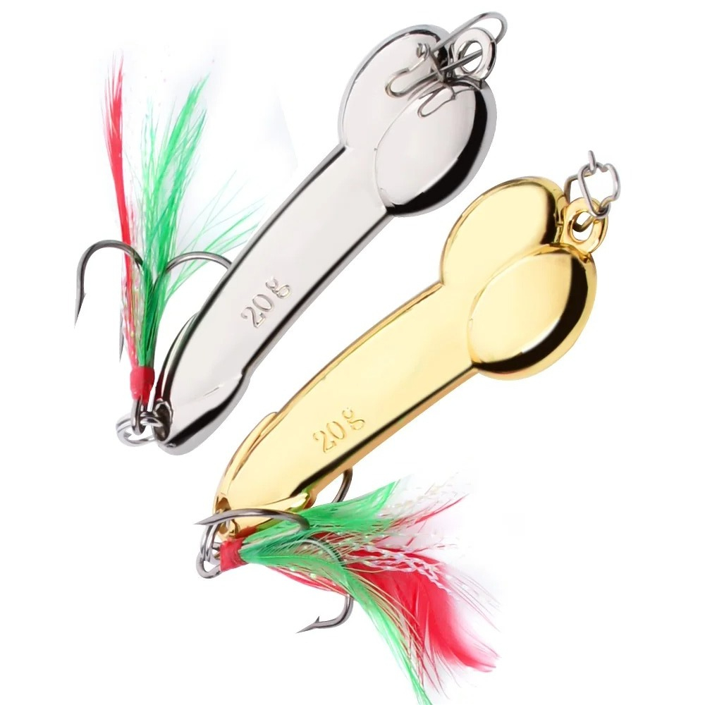Sendok Logam Bentuk Penis Umpa - Fishing Lure Spoon ulasan dan harga