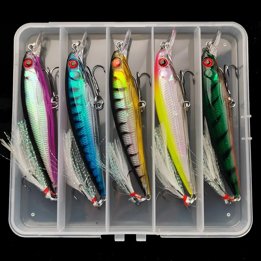 5 buah/kotak umpan pancing bio - Fishing Lure Box ulasan dan harga