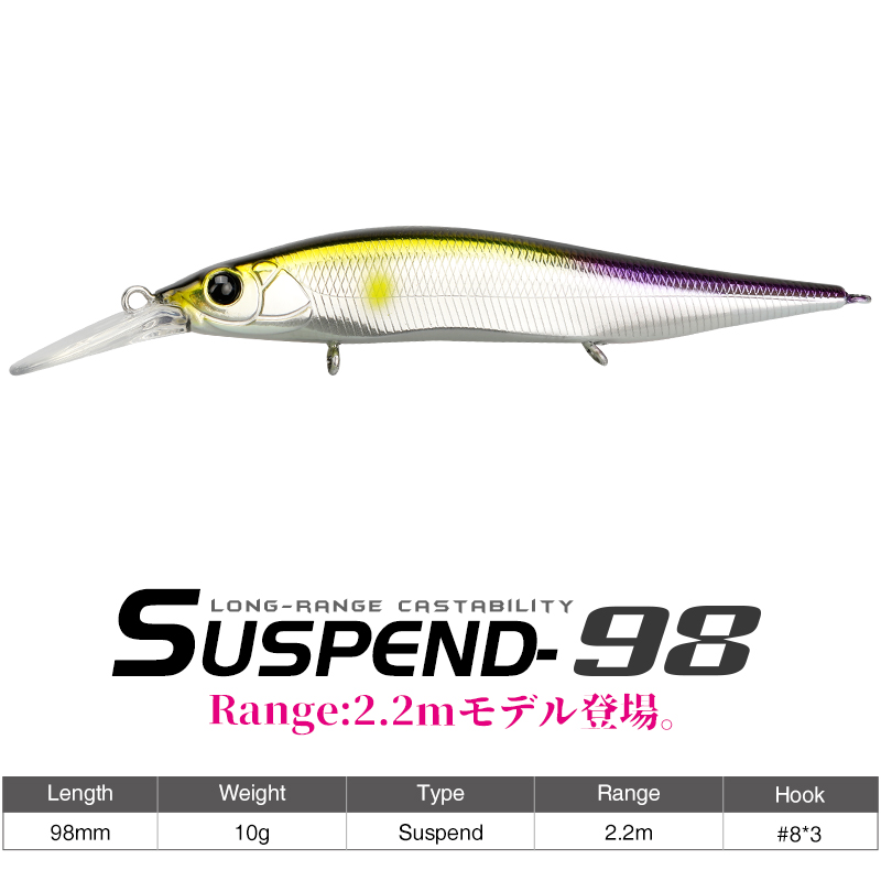 TSURINOYA Suspending Minnow Je - Fishing Lure Jerkbait ulasan dan harga