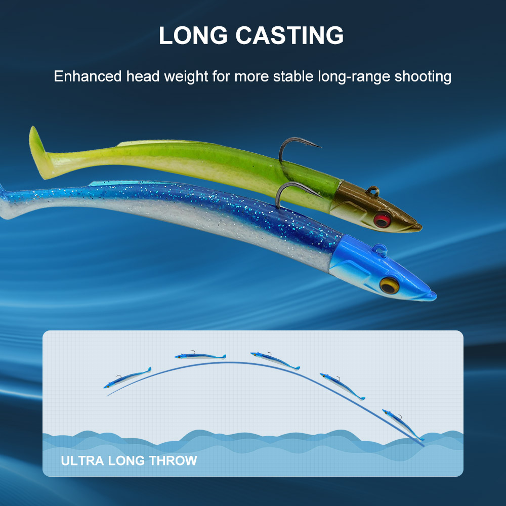 ESFISHING Umpan Pancing Lunak  - Fishing Lure Soft Plastic ulasan dan harga