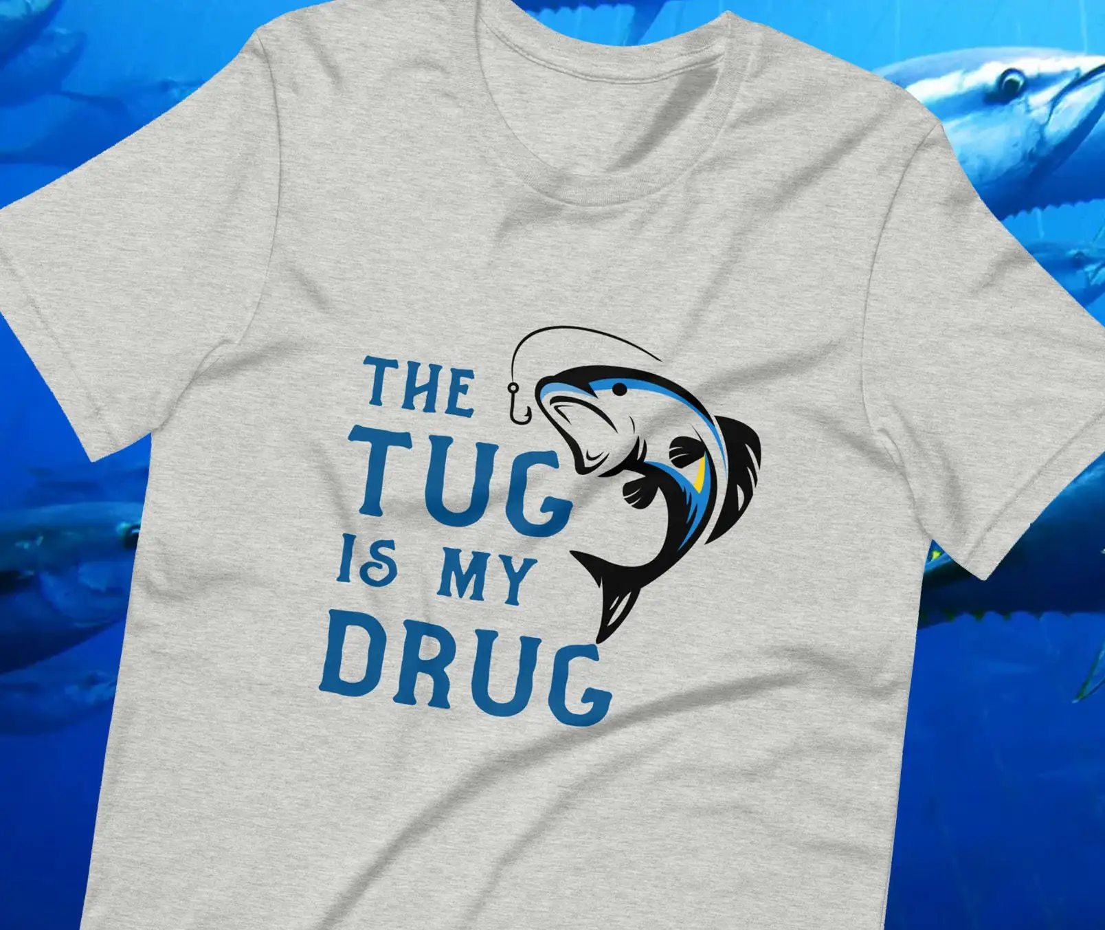 Kaos The Tug Is My Drug untuk  - Fishing Lure Box ulasan dan harga