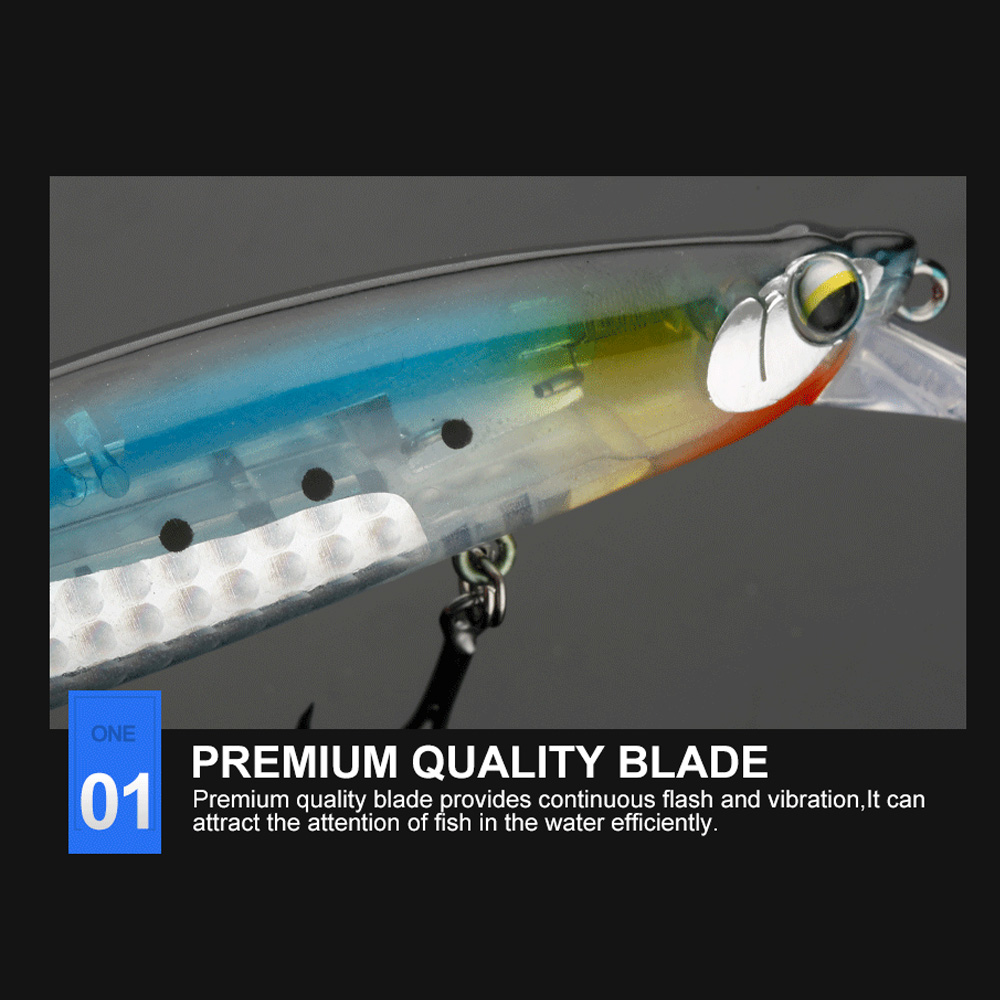 JOHNCOO Ikan Kecil Mengambang  - Fishing Lure Blade Bait ulasan dan harga