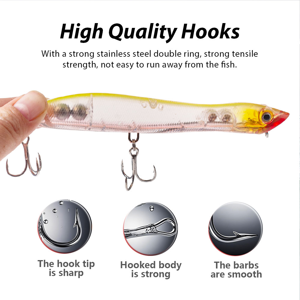 Umpan Pancing Apung 120mm/18g  - Fishing Lure Popper ulasan dan harga
